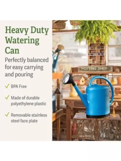 French Blue Watering Can -PlantJoy Store 06341 7