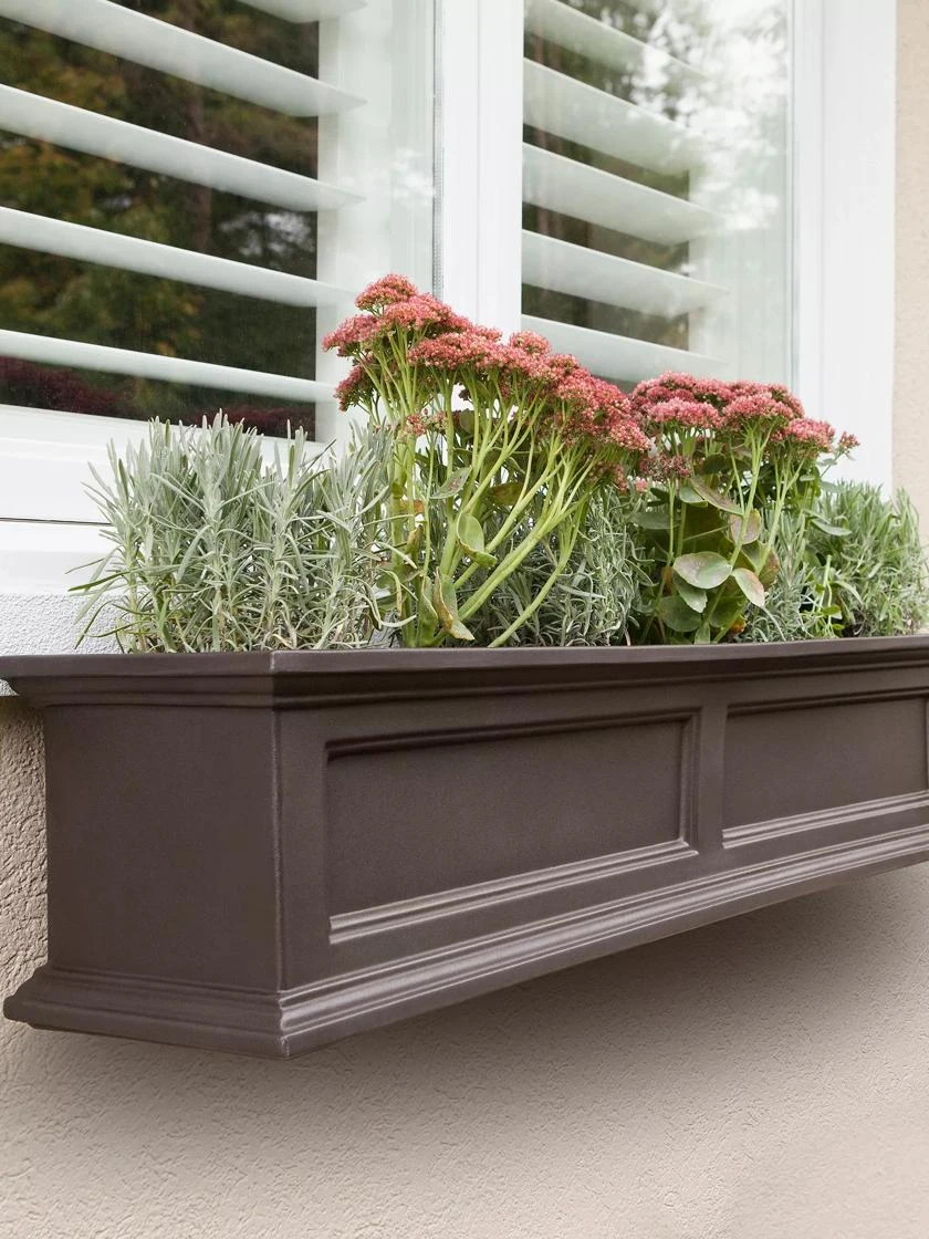 Fairfield Self-Watering Window Box, 4’ 1 Fairfield Self-Watering Window Box, 4’