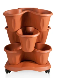 Trifoglio 3-Tier Planter On Wheels -PlantJoy Store 3 4 crop 8613625 05V
