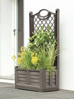 Separate Flower Box With Trellis 15 Separate Flower Box With Trellis -PlantJoy Store 3 4 crop 8613626 03V