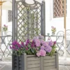 Separate Flower Box With Trellis