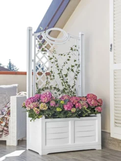 Separate Flower Box With Trellis 14 Separate Flower Box With Trellis -PlantJoy Store 3 4 crop 8613626 11V