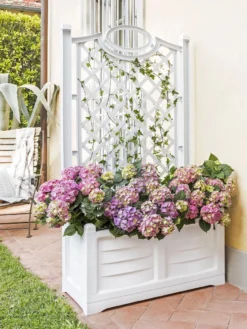 Separate Flower Box With Trellis 12 Separate Flower Box With Trellis -PlantJoy Store 3 4 crop 8613626 13V