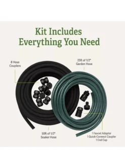 Snip-n-Drip Soaker Hose System -PlantJoy Store 40 205 inclusion 3 4