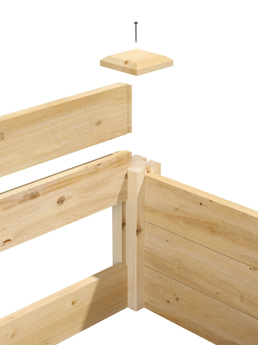 3-Tier Pine Raised Garden Bed, 4'x12' 5 3-Tier Pine Raised Garden Bed, 4'x12' - Image 5