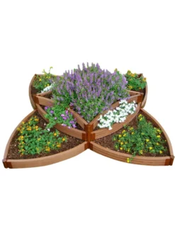 Classic Sienna Versailles Sunburst Raised Garden Bed With 2" Boards -PlantJoy Store 8588252 07v