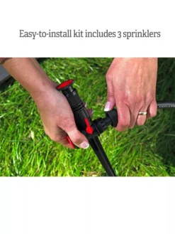 Snip-n-Spray Garden And Landscape Sprinkler System -PlantJoy Store 8589718 7167 install