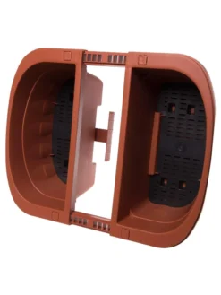 Self-Watering Saddle Railing Planter, 16" -PlantJoy Store 8592175TC 2028z tif