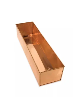 Tall Rectangular Copper Plant Tray, 18" X 5" X 4" -PlantJoy Store 8593534 1194 tif