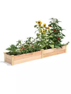 Premium Cedar Raised Garden Bed, 16" X 96"