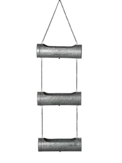 Galvanized Hanging Triple Planter -PlantJoy Store 8595213 0005 tif