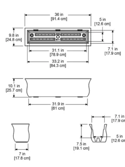 Valencia Window Box, 3' -PlantJoy Store 8596436 18V tif