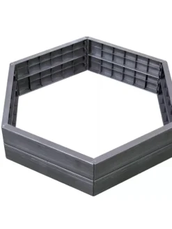 Exaco Hexagonal Raised Garden Bed Planter -PlantJoy Store 8599285 04V tif