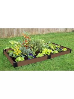 5-1/2" Composite Raised Garden Beds With 1" Boards -PlantJoy Store 8599447 01V