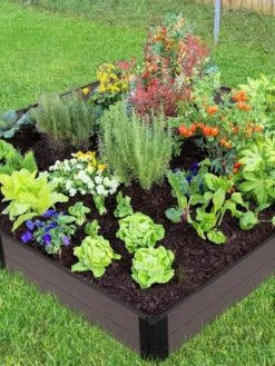 Composite Raised Bed With 1" Boards, 11" -PlantJoy Store 8599458 01V tif