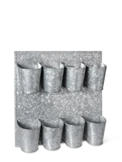 8 Pot Metal Wall Planter -PlantJoy Store 8609089 9665 tif