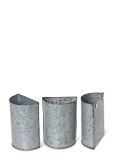 Mini Magnetic Galvanized Planter Pockets, Set Of 3 -PlantJoy Store 8609216 8714 tif