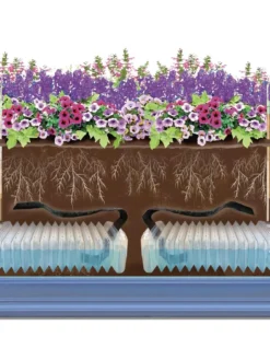 Adjustable Self-Watering Insert For Pots And Planters -PlantJoy Store 8610250 SWInsert art Trough tif