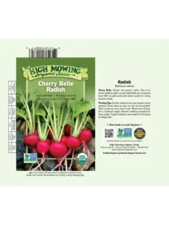 Cherry Belle Radish Organic Seeds -PlantJoy Store 8610352 01v