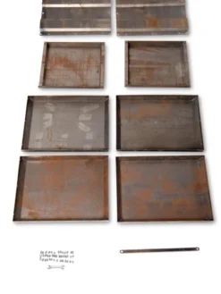 Corten Steel Modular Raised Bed, 2'x4' -PlantJoy Store 8610702 5140 tif