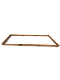 Classic Sienna Composite Raised Bed, 5-1/2" High With 2" Boards -PlantJoy Store 8610832 01v