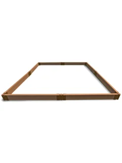 Classic Sienna Composite Raised Bed, 5-1/2" High With 2" Boards -PlantJoy Store 8610836 01v