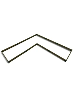 L-Shaped Composite Raised Bed, 12'x12' With 1" Boards -PlantJoy Store 8611162 02v l shaped raised garden beds 12 x 12 with 1 inch boards uptown brown
