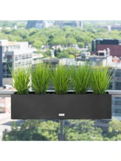 Veradek Metallic Series Railing Planters -PlantJoy Store 8611610 05v