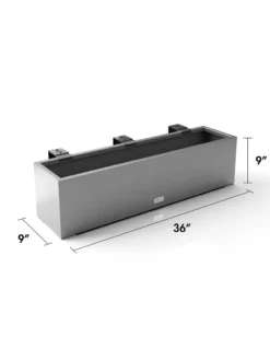 Veradek Metallic Series Railing Planters -PlantJoy Store 8611610 19v