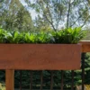 Veradek Metallic Series Corten Steel Railing Planters