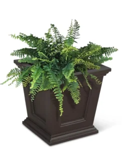 Fairfield Self-Watering Square Planter, 16” X 16” -PlantJoy Store 8611695 04V tif