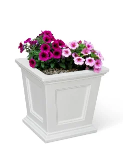 Fairfield Self-Watering Square Planter, 16” X 16” -PlantJoy Store 8611695 16V tif