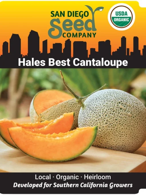 Hales Best Cantaloupe Organic Seeds 1 Hales Best Cantaloupe Organic Seeds -PlantJoy Store 8611872 02v hales best cantaloupe organic seeds