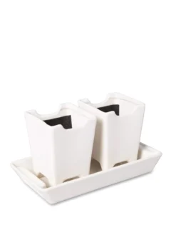 Stoneware Self-Watering Windowsill Planters, Set Of 2 -PlantJoy Store 8611890 5658 tif