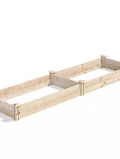Pine Raised Garden Bed, 2' X 8' -PlantJoy Store 8612243 03V jpg