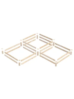 2-Tier Pine Raised Garden Bed, 4'x12' 8 2-Tier Pine Raised Garden Bed, 4'x12' -PlantJoy Store 8612257 01v