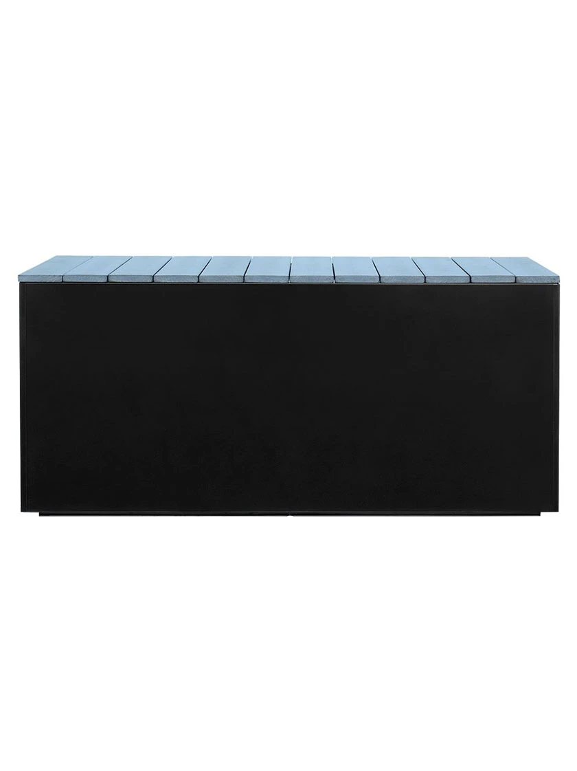 Nice Aluminum Trough Planters With Bench Top, 16"High 3 Nice Aluminum Trough Planters With Bench Top, 16"High - Image 3