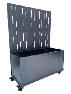 Nice Corten Trough Planters With Privacy Screen -PlantJoy Store 8612382 01V png