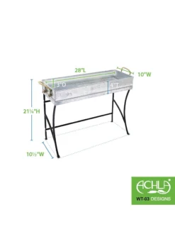 Achla Designs Trestle Plant Stand -PlantJoy Store 8612886 05v