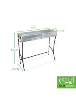 Achla Designs Trestle Plant Stand -PlantJoy Store 8612887 02v