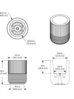 Arden Round Planter -PlantJoy Store 8613267 01V tif