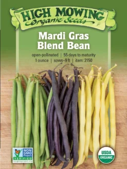 Mardi Gras Bean Blend Organic Seeds