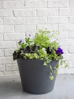 Self-Watering FiberStone Planters -PlantJoy Store 8613676 8646 self watering fiber clay pot 17 inches