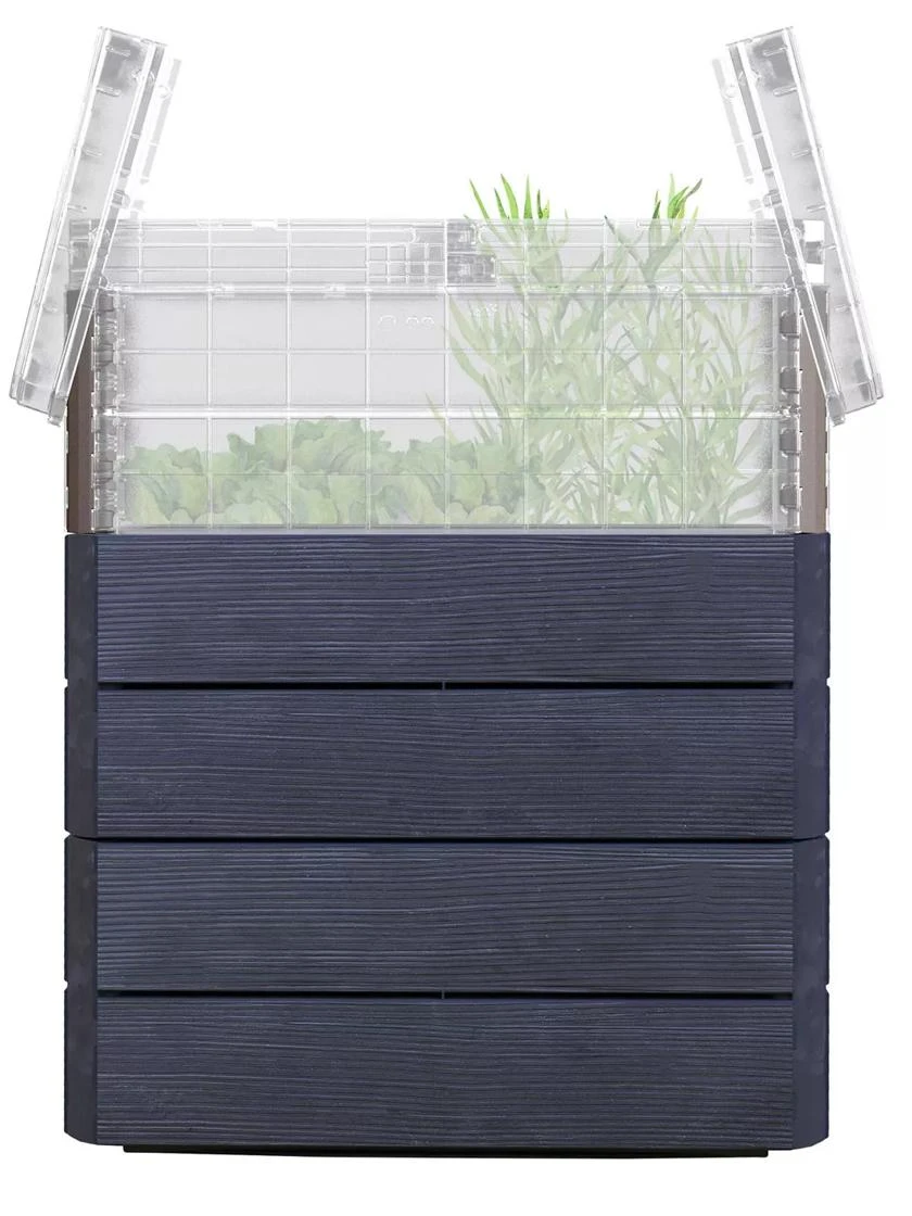 Modular Rectangular Raised Bed Kit With Translucent Panels & Lid 2 Modular Rectangular Raised Bed Kit With Translucent Panels & Lid - Image 2