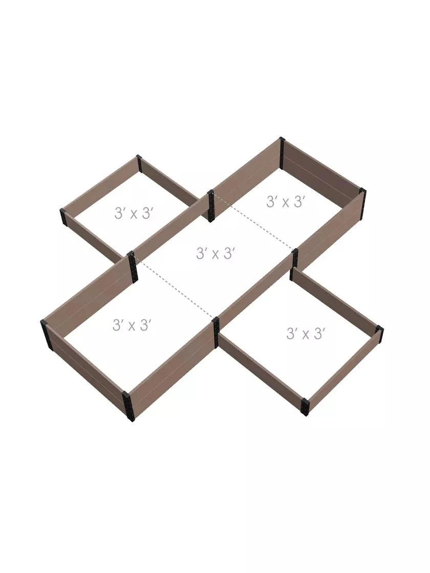 Terraced Cross Garden Bed 2 Terraced Cross Garden Bed - Image 2