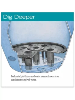 Viva Round Self-Watering Rolling Planter, 14" Diameter 9 Viva Round Self-Watering Rolling Planter, 14" Diameter -PlantJoy Store hiw 39 326 jpg